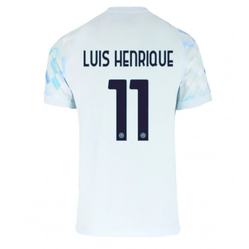 Stroje piłkarskie Inter Milan Luis Henrique #11 Koszulka Wyjazdowej 2025-26 Krótki Rękaw